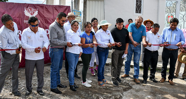 Lupita Daniel entrega obras en Sanctorum y la colonia Nuevo León