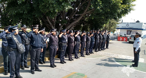 Delegación de Vialidad de Cholula, la primera conformada por mujeres