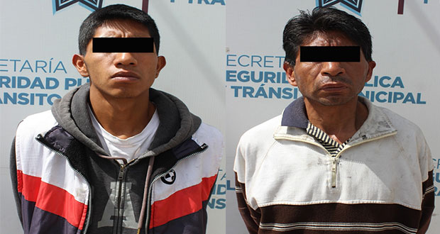 Detienen a 2 por robo y recuperan autopartes en El Carmen