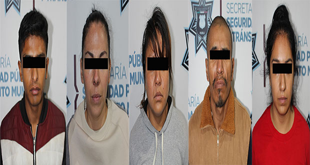 SSC detiene a cinco por portación ilegal de armas en Los Encinos
