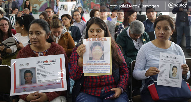 Transcurre primer semestre en Puebla con 256 denuncias por desapariciones