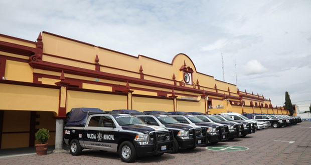 Con inversión de 10 mdp, dan 16 patrullas para San Andrés Cholula