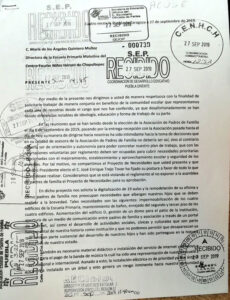 Comité de padres acusa irregularidades en primaria del Cenhch