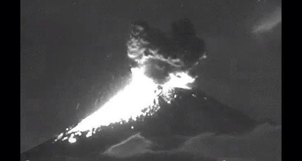 Inicia proceso de destrucción de domo en el Popocatépetl