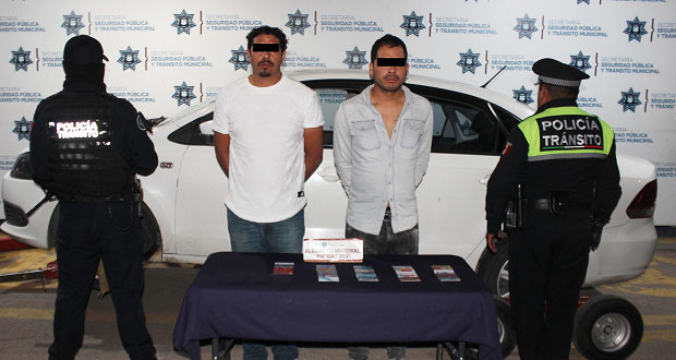 Dos son detenidos en el Centro Histórico por robo a transeúnte