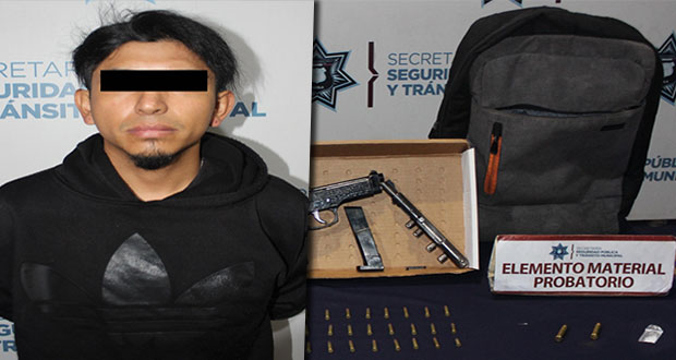 Detienen a sujeto en La Margarita con arma sin licencia