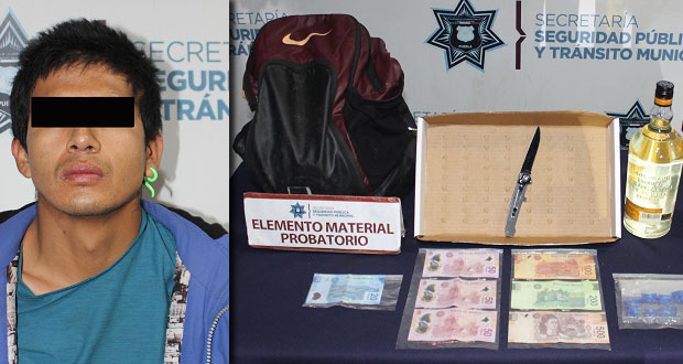 Detienen a asaltante de tienda Oxxo en el Barrio de Santiago