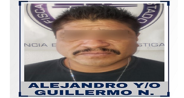 Por diversos delitos, FGE detiene a hombre en Tecali