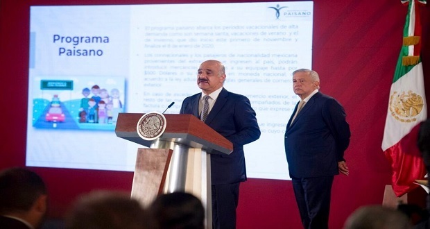 Connacionales podrán ingresar a México con equipaje adicional