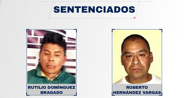 Dan 20 años de prisión a homicidas de una mujer en Huauchinango