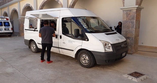En Ahuatempan, vehículo de SIMT expide licencias de conducir