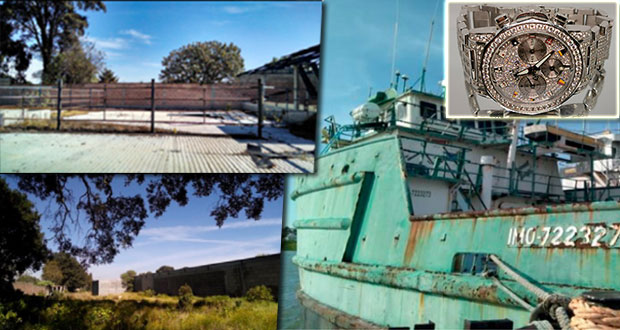 Rancho, buques y joyería, a subasta el 10 de noviembre en Los Pinos