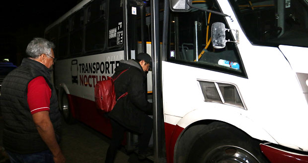 Inicia prueba piloto de “Clarobus”, transporte nocturno