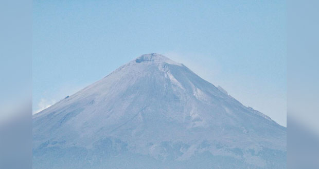 El martes fue el día más activo del volcán Popocatépetl