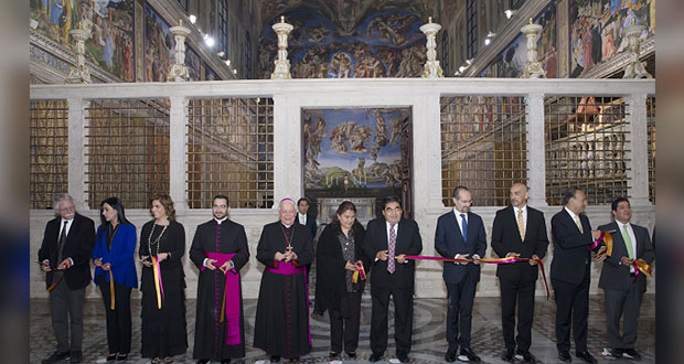 Barbosa inaugura réplica de Capilla Sixtina en Catedral
