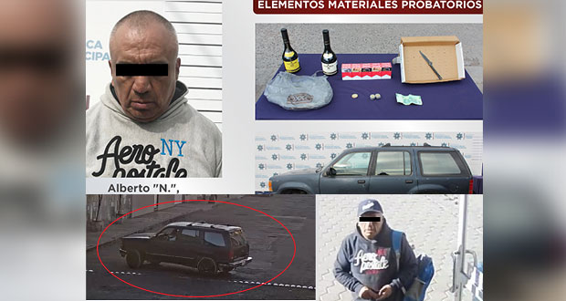 Dos probables asaltantes de Oxxos fueron detenidos en Puebla capital
