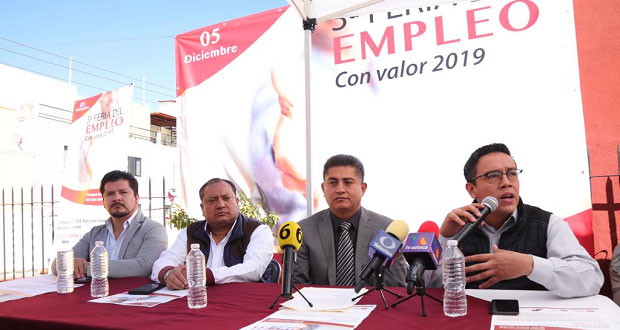 San Andrés Cholula anuncia tercera feria del empleo con valor