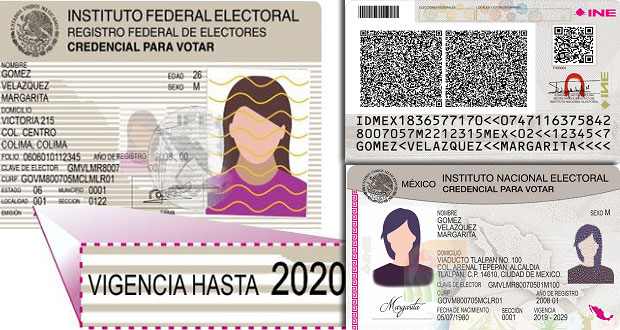 INE incorpora a la credencial códigos bidimensionales QR