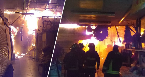 Incendio en mercado de San Cosme, en CDMX, daña 181 locales