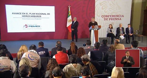 Pemex prevé que 2019 cierre con alza de 9.4% en producción petrolera