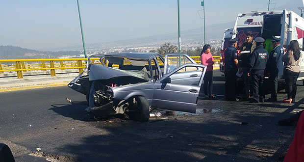 Fallece mujer tras choque en Periférico; esposo manejaba ebrio