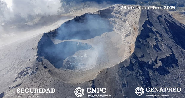 Sobrevuelo al Popocatépetl confirma destrucción del domo 85: Cenapred