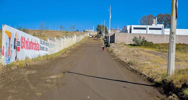 Comienza electrificación y pavimentación en colonia de San Martín