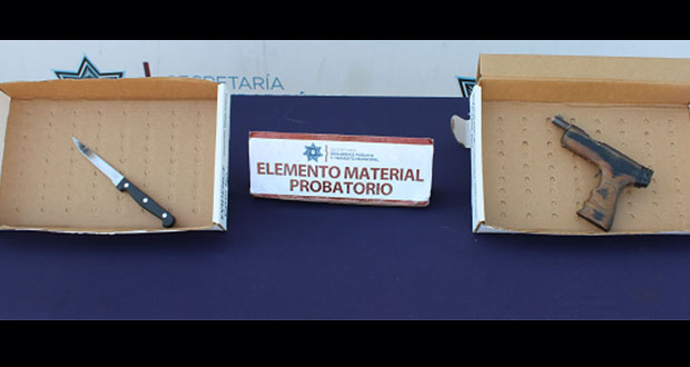 Detienen a 3 menores por robo a ruta 27 en Puebla capital