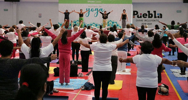 Comuna hace festival de Yoga, el último evento deportivo del año