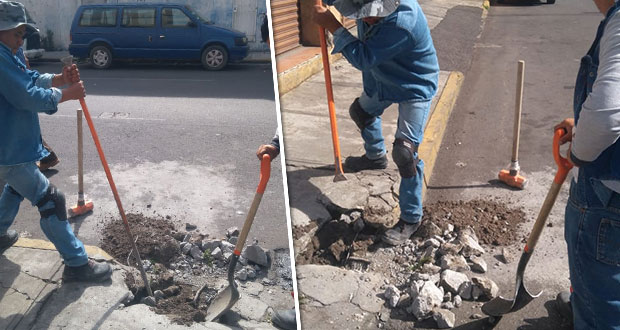 Evita que corten servicio de agua en colonia Amor pero dejan hoyo en baqueta