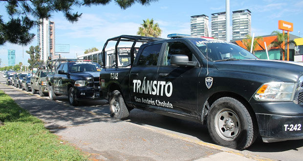 Ssptm de San Andrés Cholula garantiza pago de aguinaldo a policías