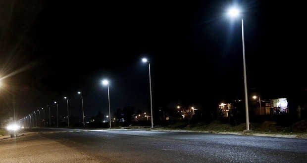 Ayuntamiento coloca 176 nuevos postes de luces LED en Covadonga