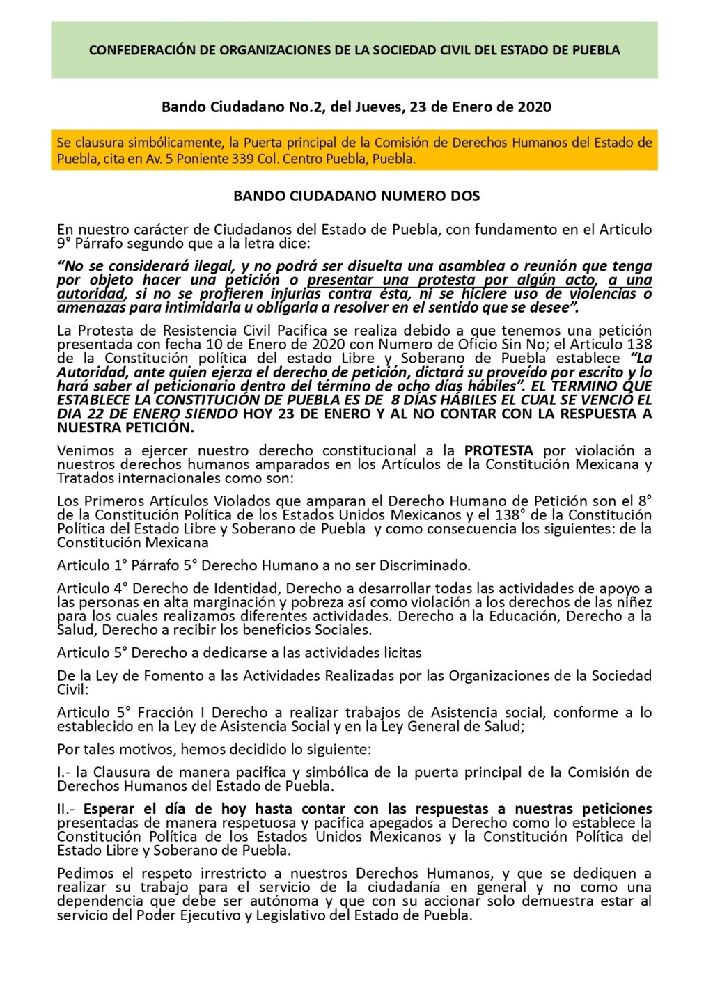 Exigen a CDH impugnar cobro “inconstitucional” por corregir acta de nacimiento