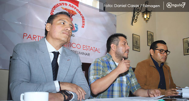 Podemos Puebla desiste; Antorcha sigue proceso para ser partido, aseguran