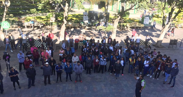 Antorchistas protestan en Atlixco por falta de atención a demandas