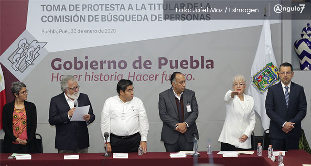 Sin colectivos, rinde protesta comisionada de Búsqueda de Personas en Puebla