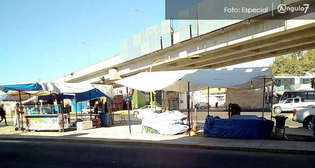 Denuncian ambulantaje desmedido y robos frecuentes en Amalucan y la Rivera