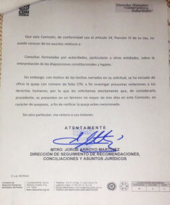 Exigen a CDH impugnar cobro “inconstitucional” por corregir acta de nacimiento