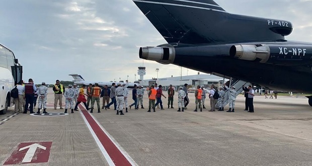 Gobierno federal ayuda a 110 migrantes a retornar a Honduras