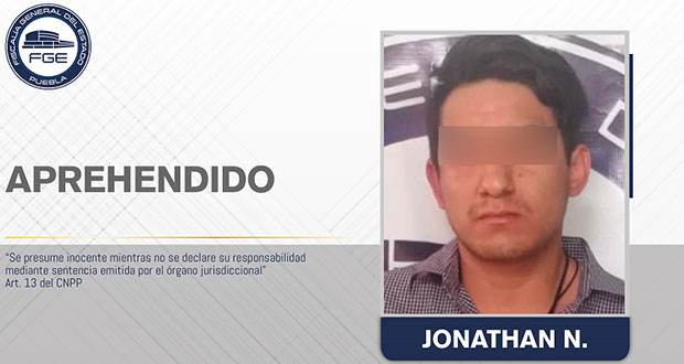 Detienen a agresor sexual de menor en Texmelucan