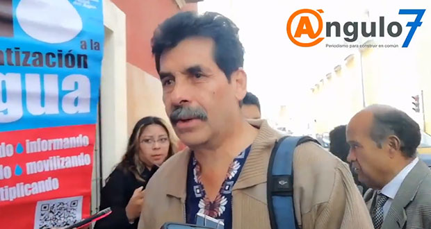 ASA pide a CDH pronunciarse por cortes al servicio por parte de Agua de Puebla