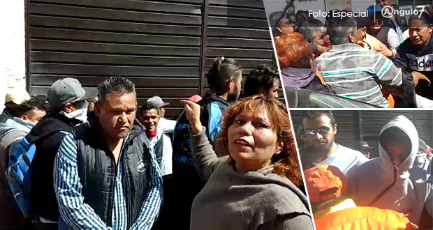 “Naranjitas” se enfrentan con grupo de choque por reelección de líder sindical