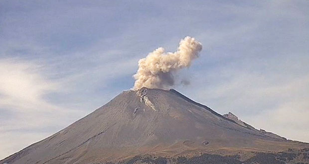 Actividad del Popocatépetl generaría caída de ceniza en 6 municipios