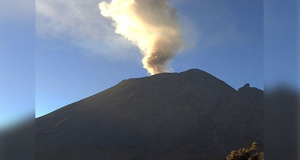 En últimas horas, Popocatépetl incrementa su actividad