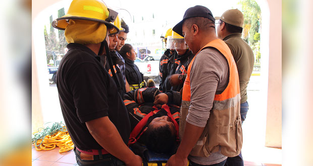 Realiza Protección Civil prácticas de evacuación en Ocoyucan