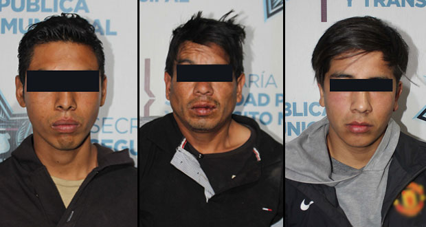 SSC aprehende a cinco personas por robo a transeúnte