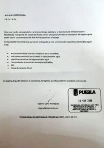 Pronto, app de taxi, acusa hostigamiento de SMT en Teziutlán