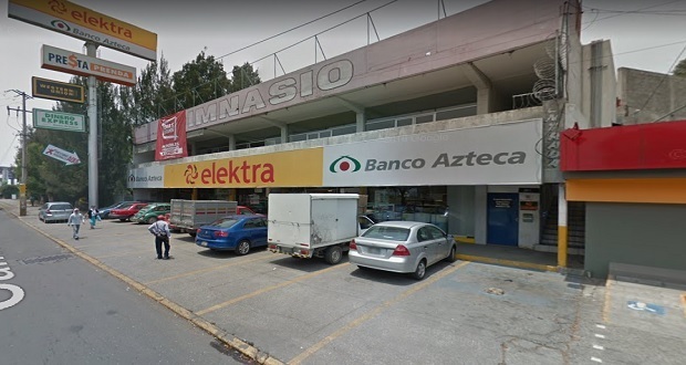 En plena mañana, comando roba celulares de Elektra Xilotzingo