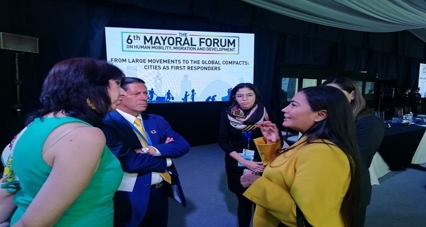Comparten estrategias de regreso de migrantes en foro de alcaldes