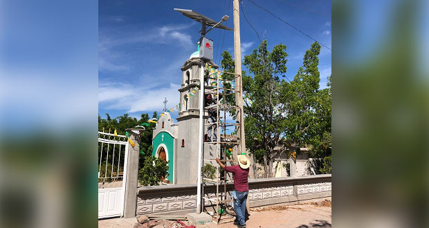 Con paneles solares, alumbrarán calles en localidad de Tecomatlán
